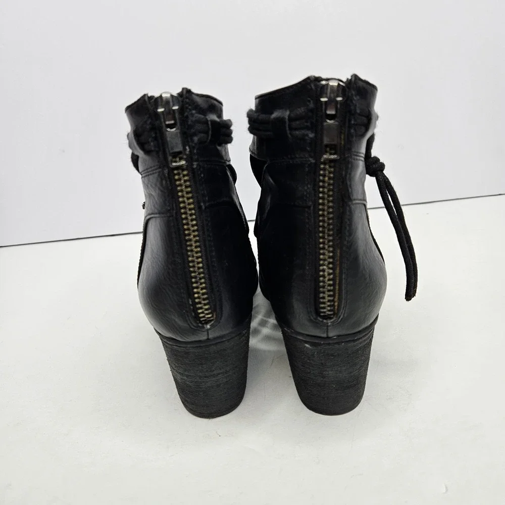 Hot Rated Shoes Black Size 7‎ Heel 2 1/4
